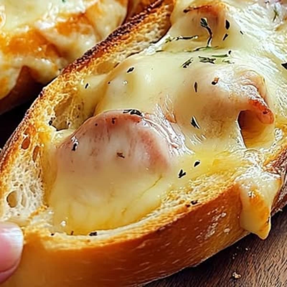 Gevulde Stokbroodjes met Ham2