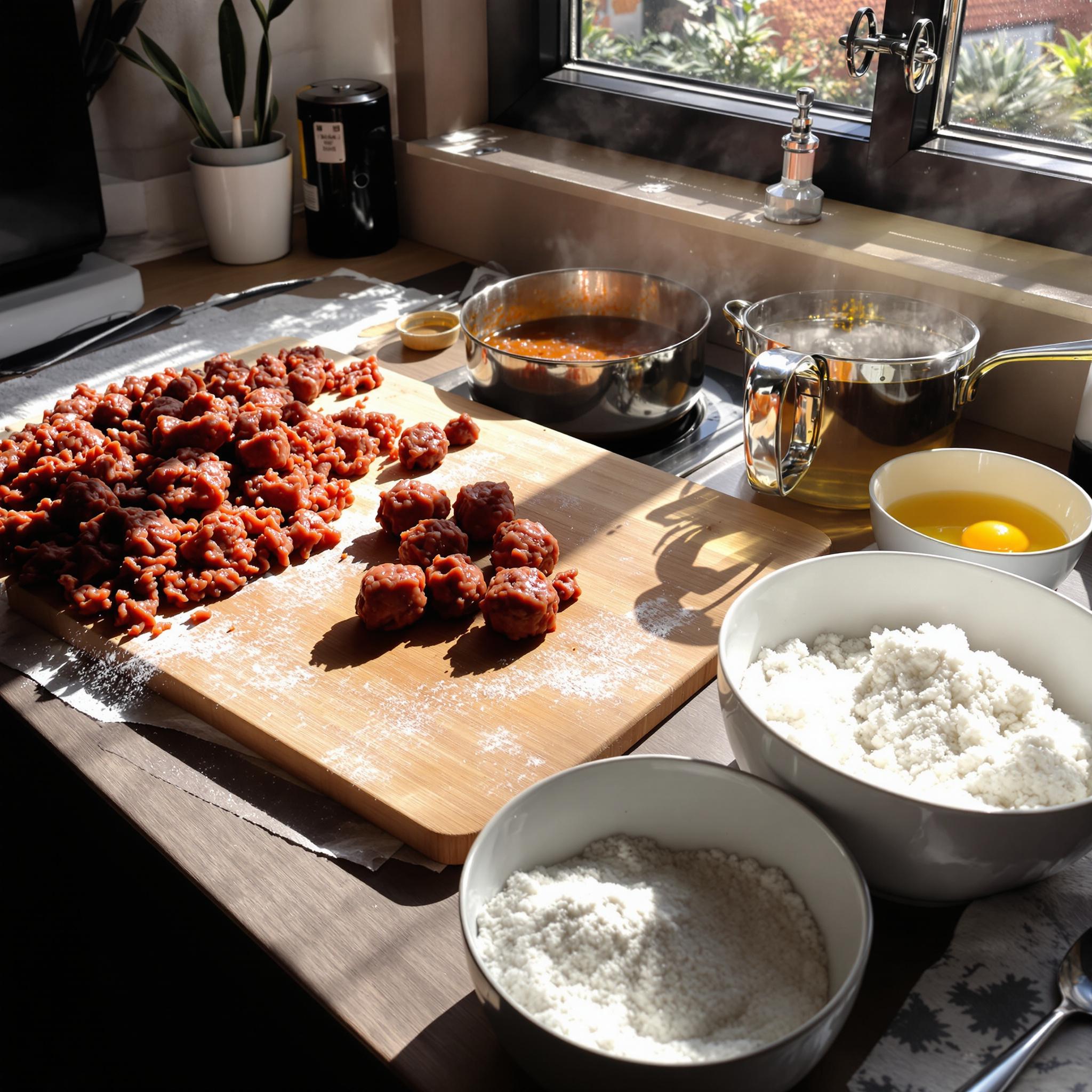 Bitterballen met mosterdsaus