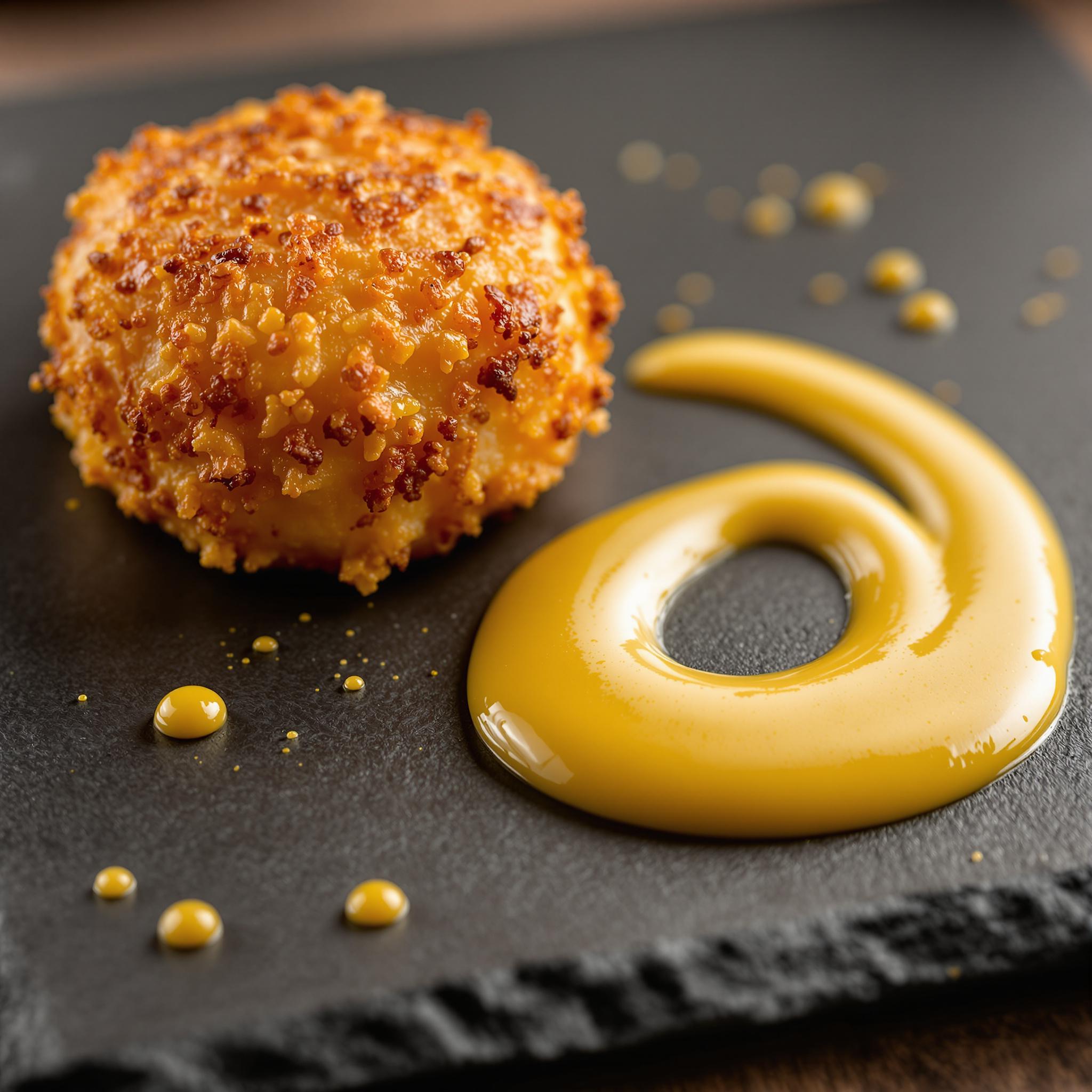 Bitterballen met mosterdsaus