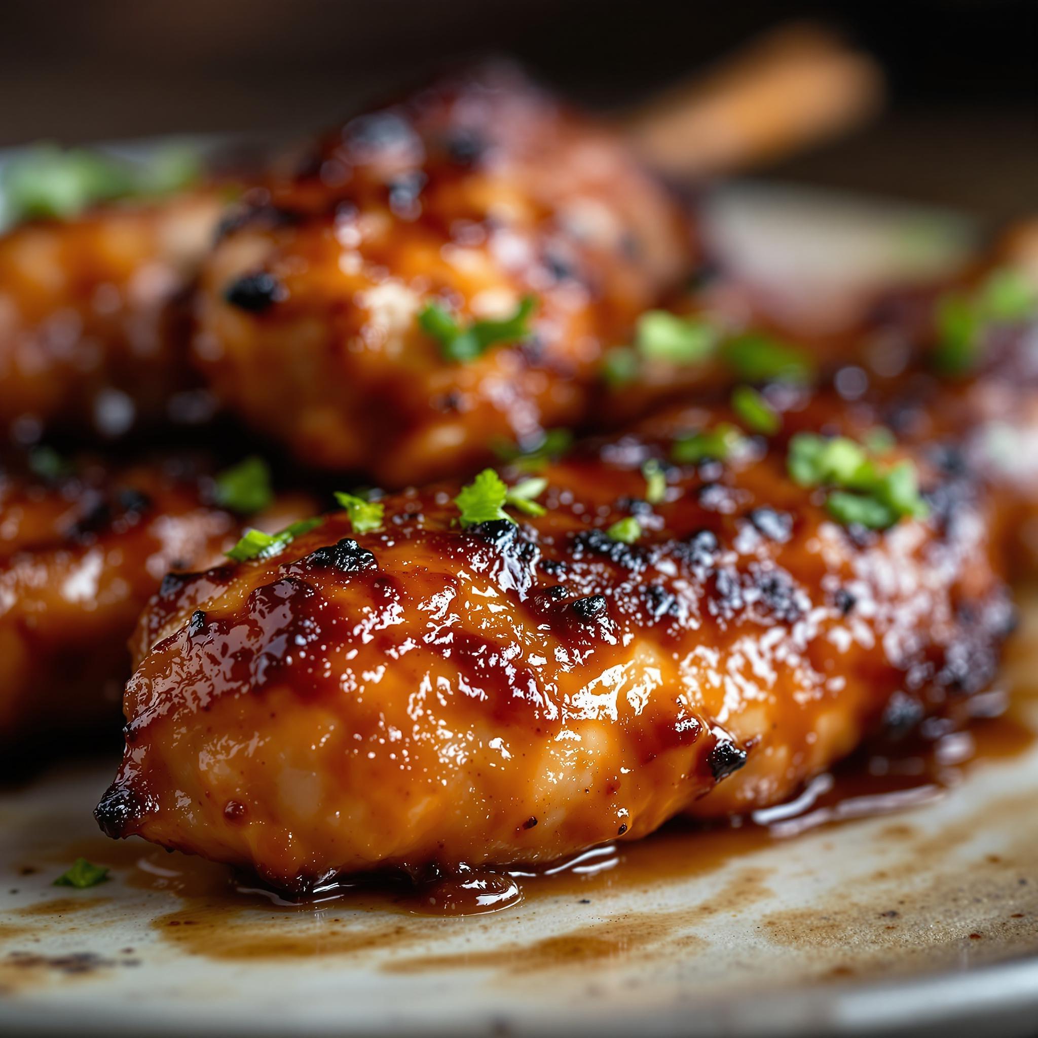 Speklapjes in honingmarinade