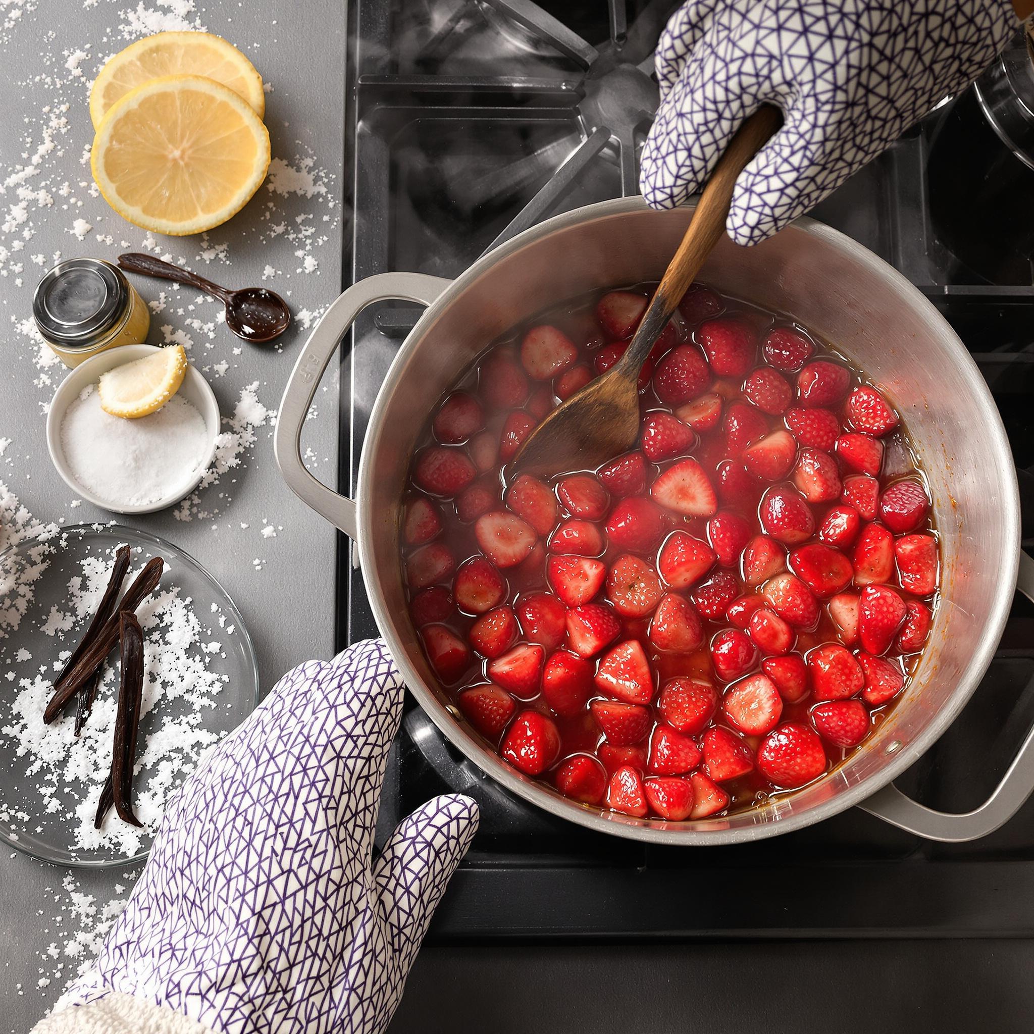 Aardbeienjam met vanille