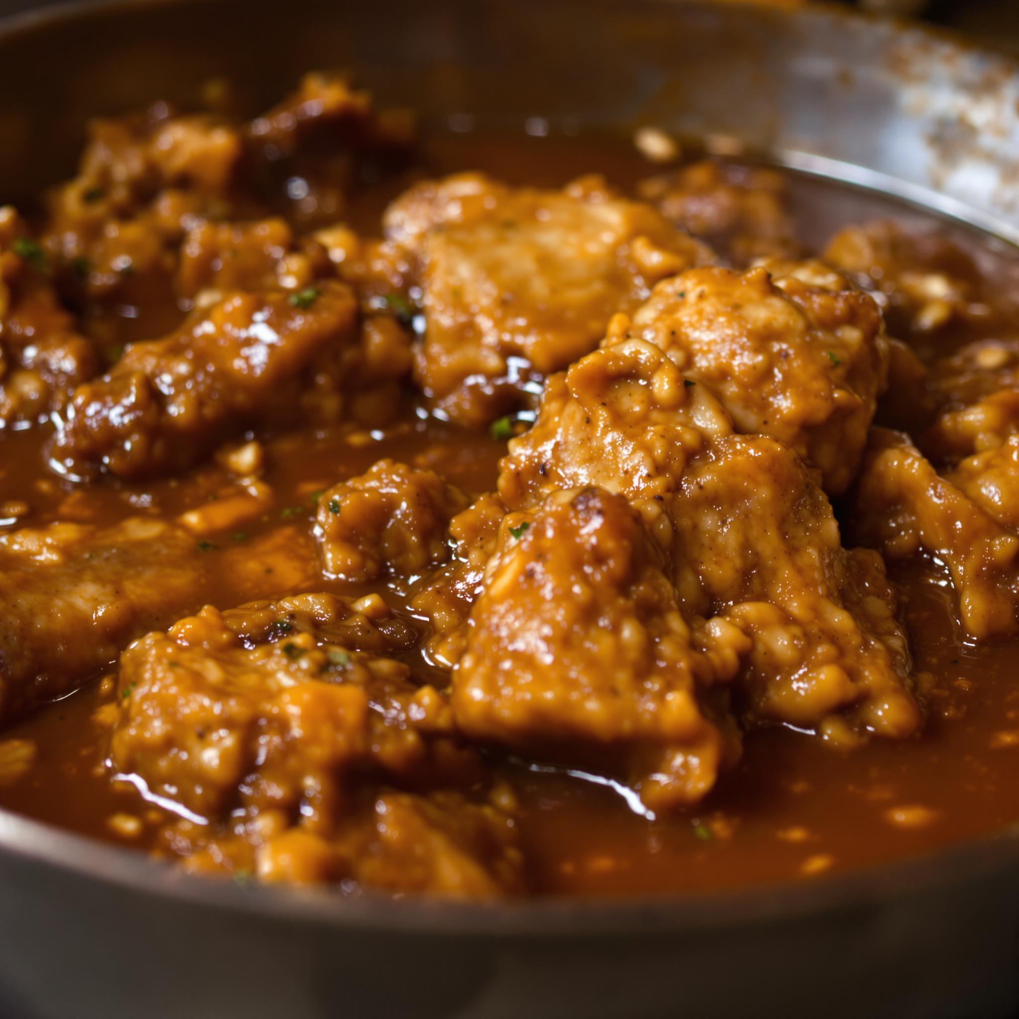 Hachee met kruidnagel en laurier