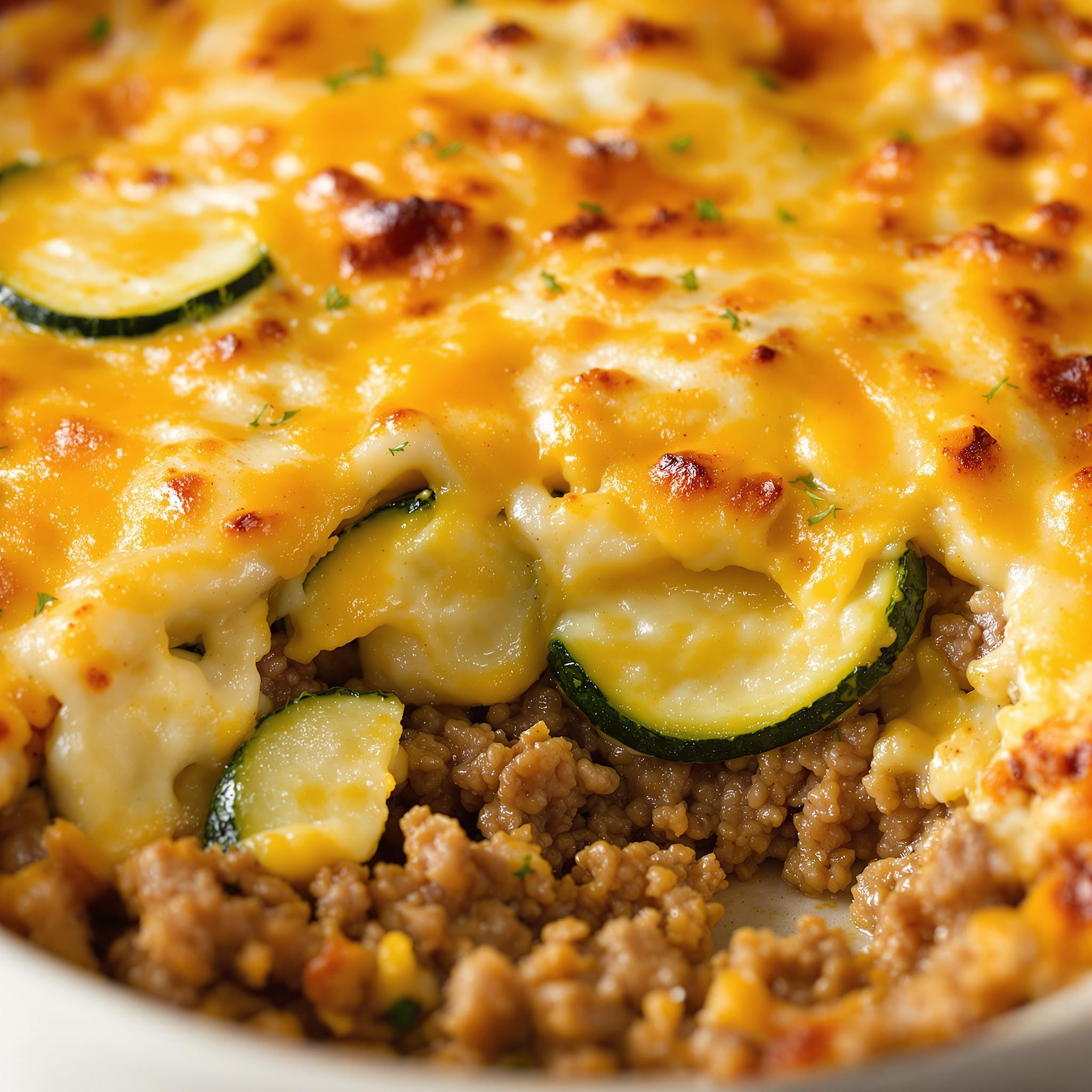 Ovenschotel met courgette en gehakt