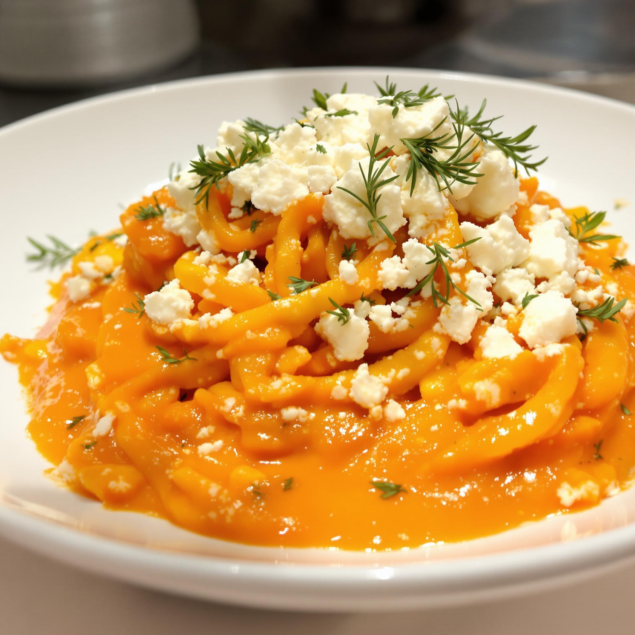 Paprikasaus met feta