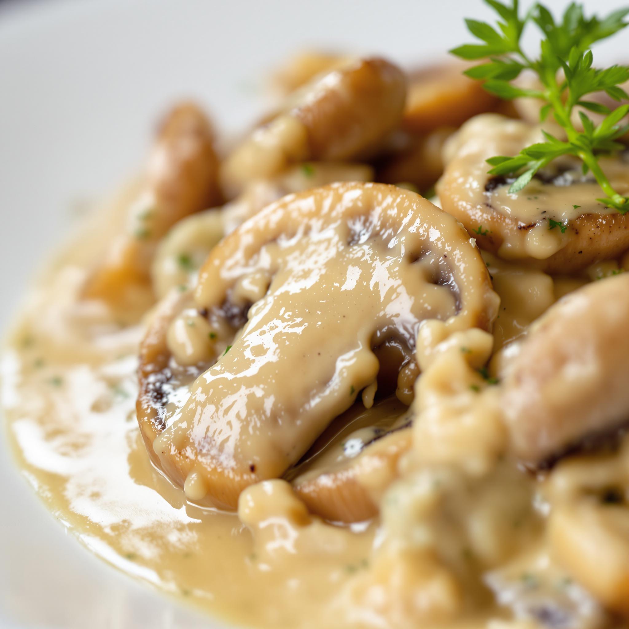 Romige champignonsaus