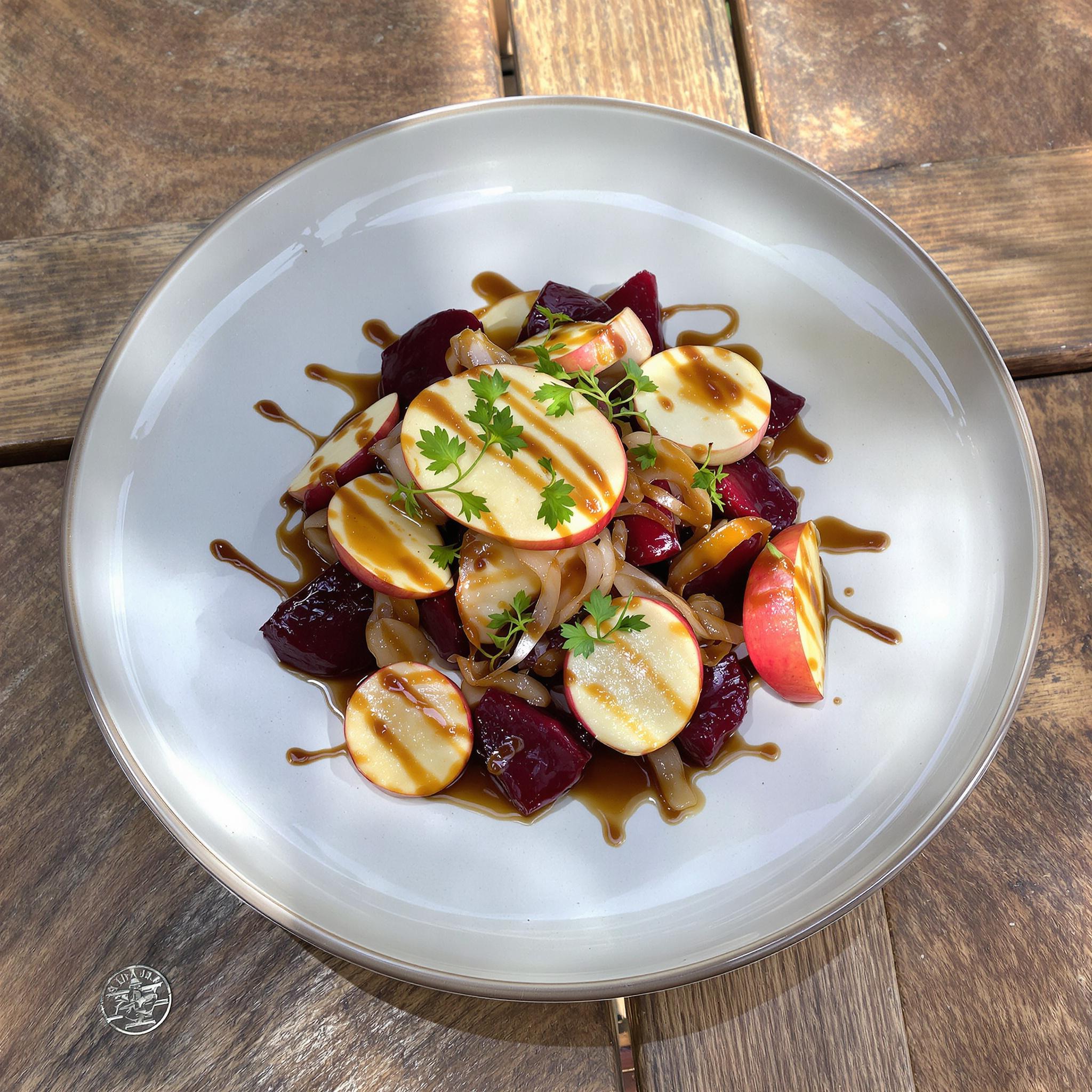 recept rode bieten met ui en appel