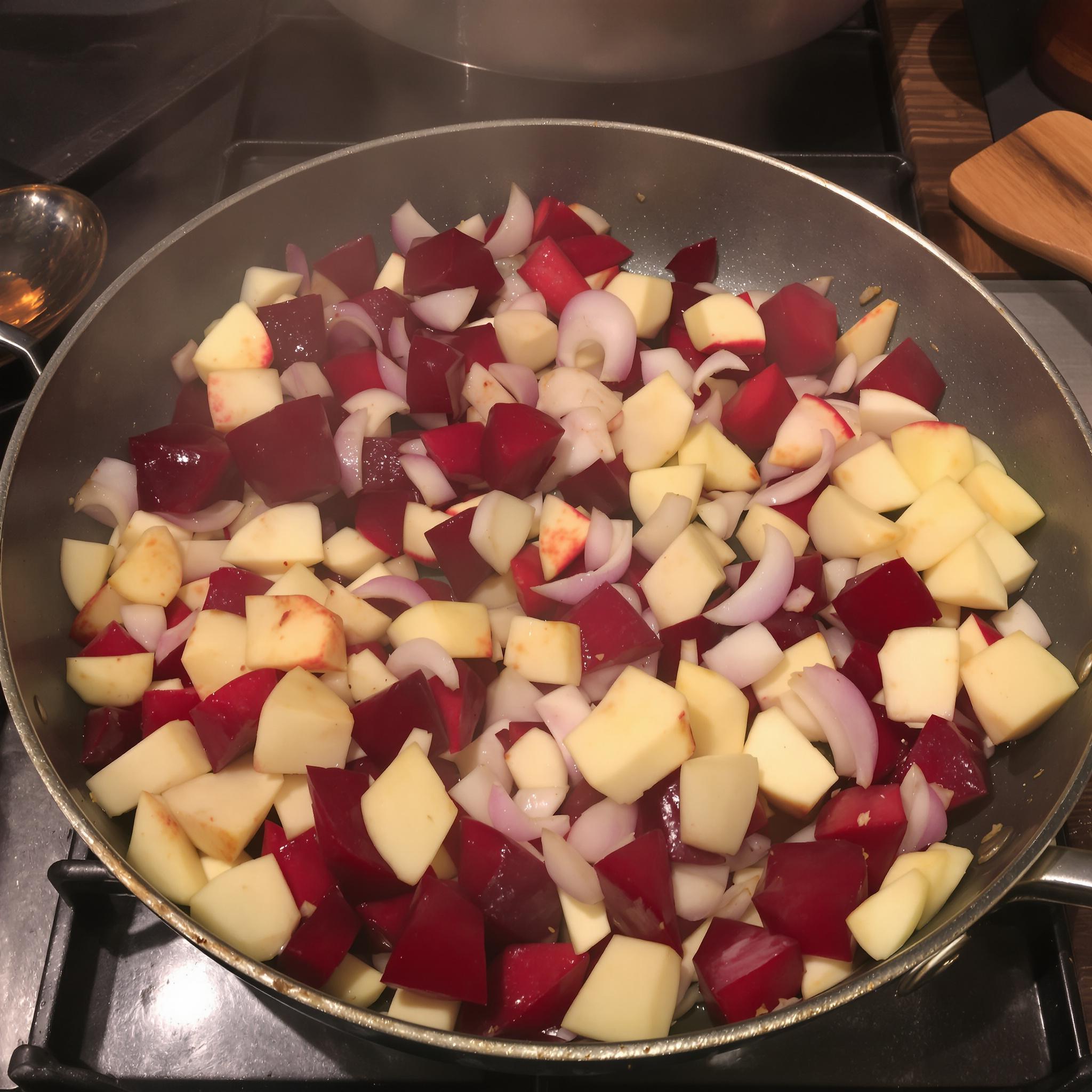 recept rode bieten met ui en appel
