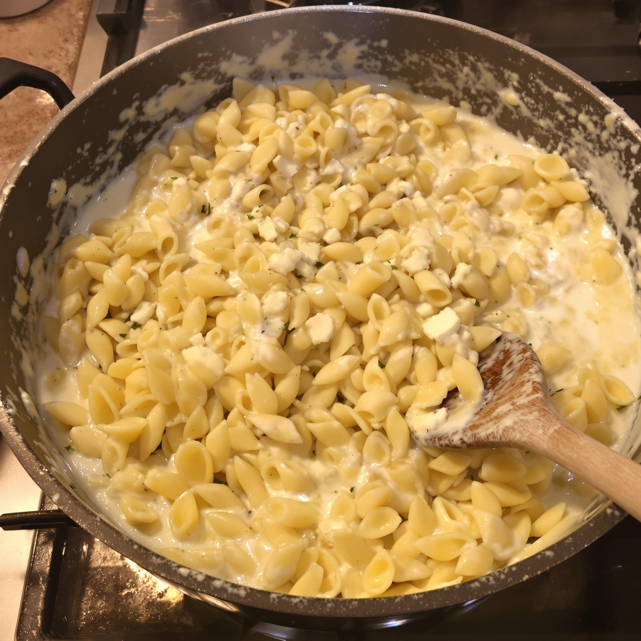 recept romige pasta