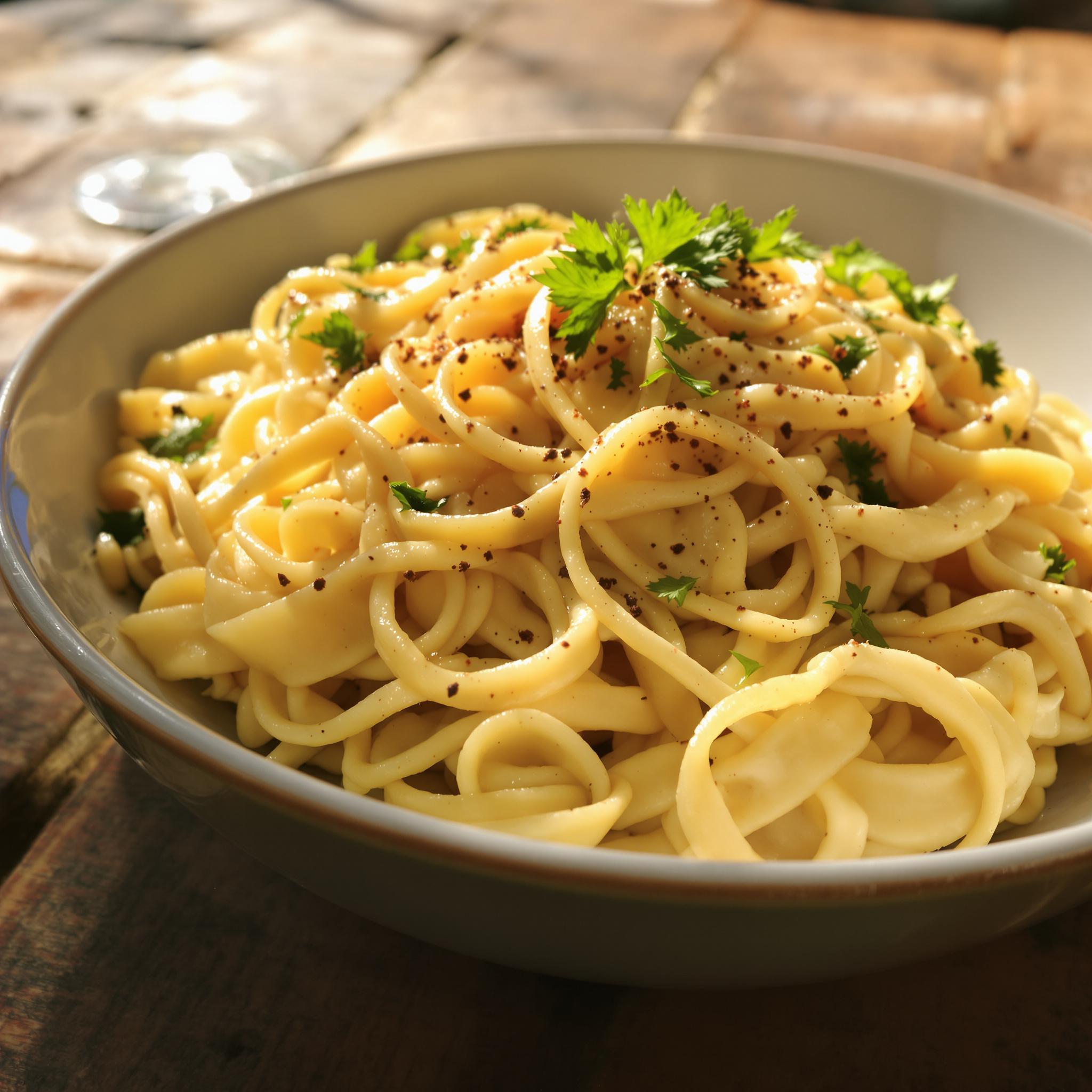 recept romige pasta