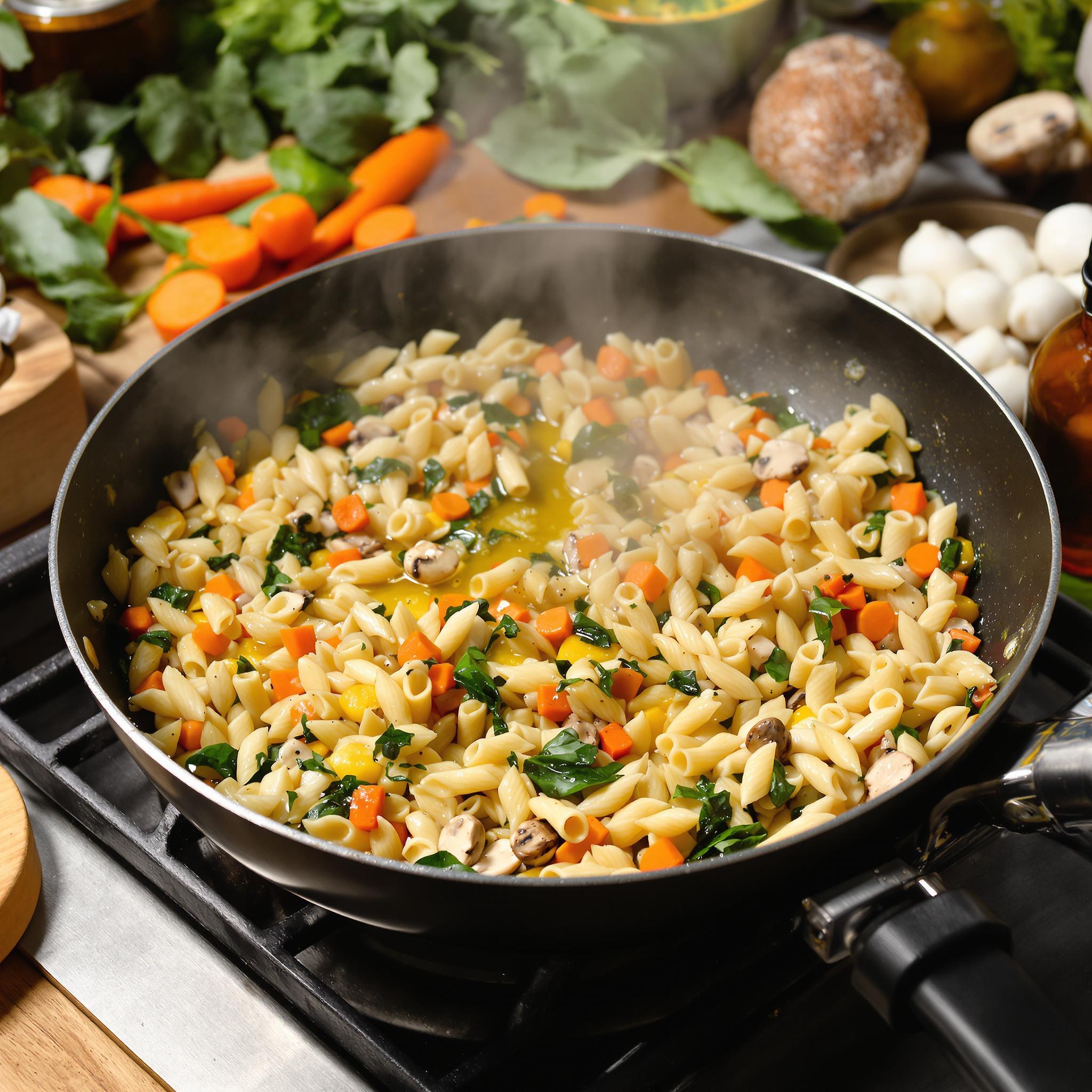 recept vegetarische pasta