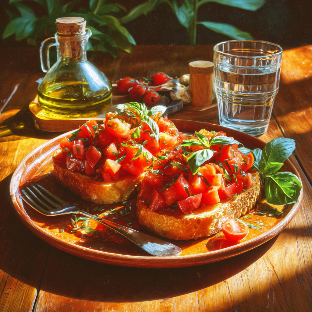 recept bruschetta