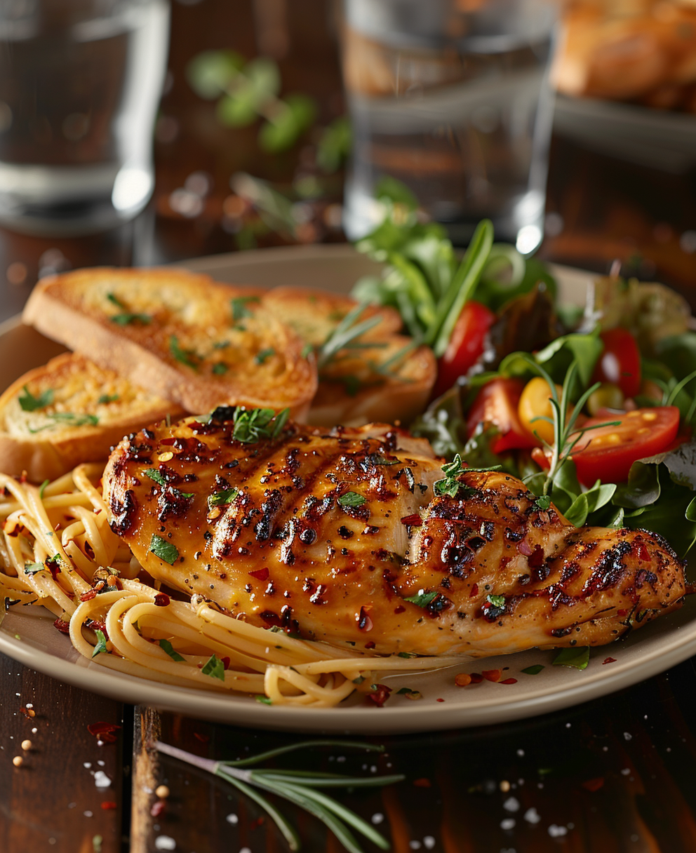 recept kip met pasta