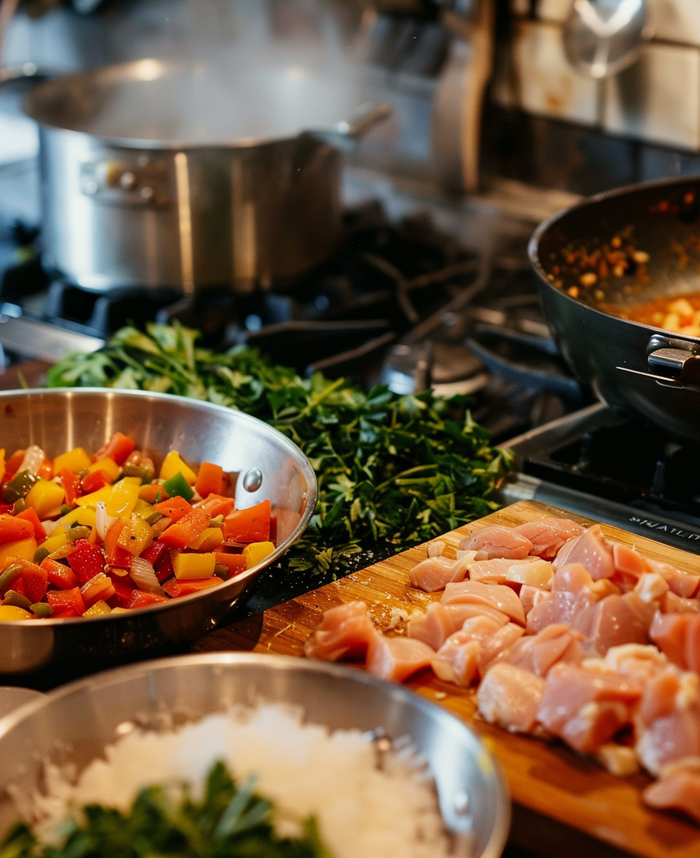 recept kip met pasta