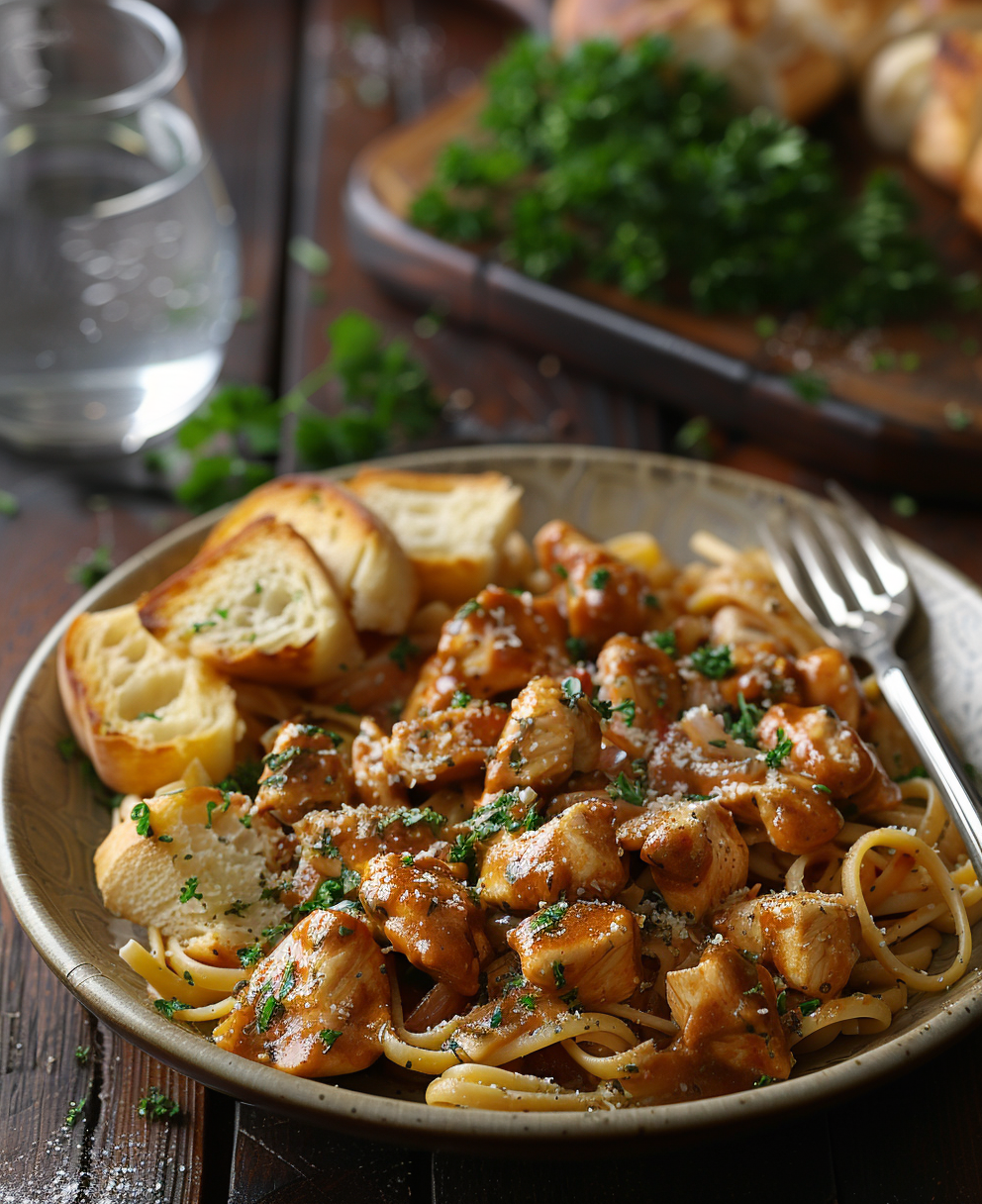 recept kip pasta