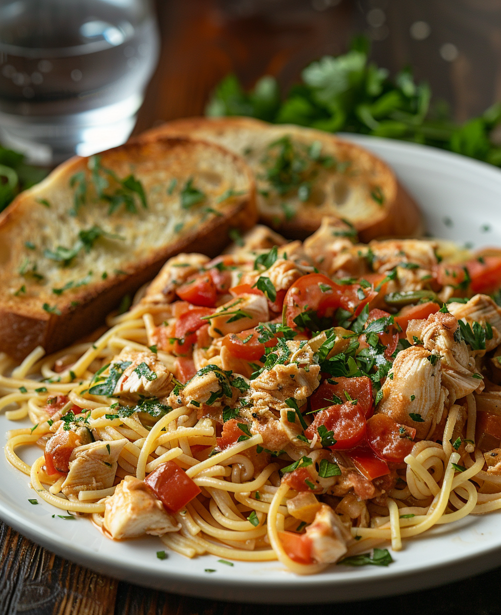 recept kip pasta