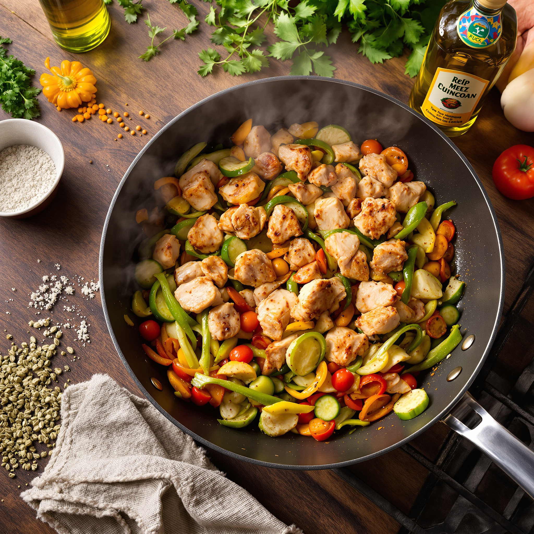 recept met gerookte kip