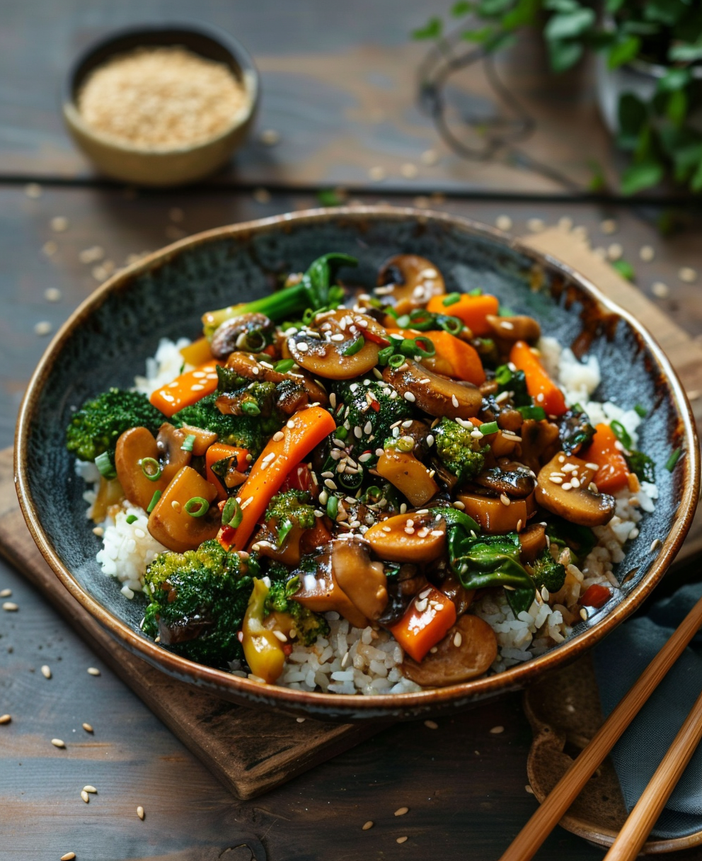 recept met roerbakgroenten