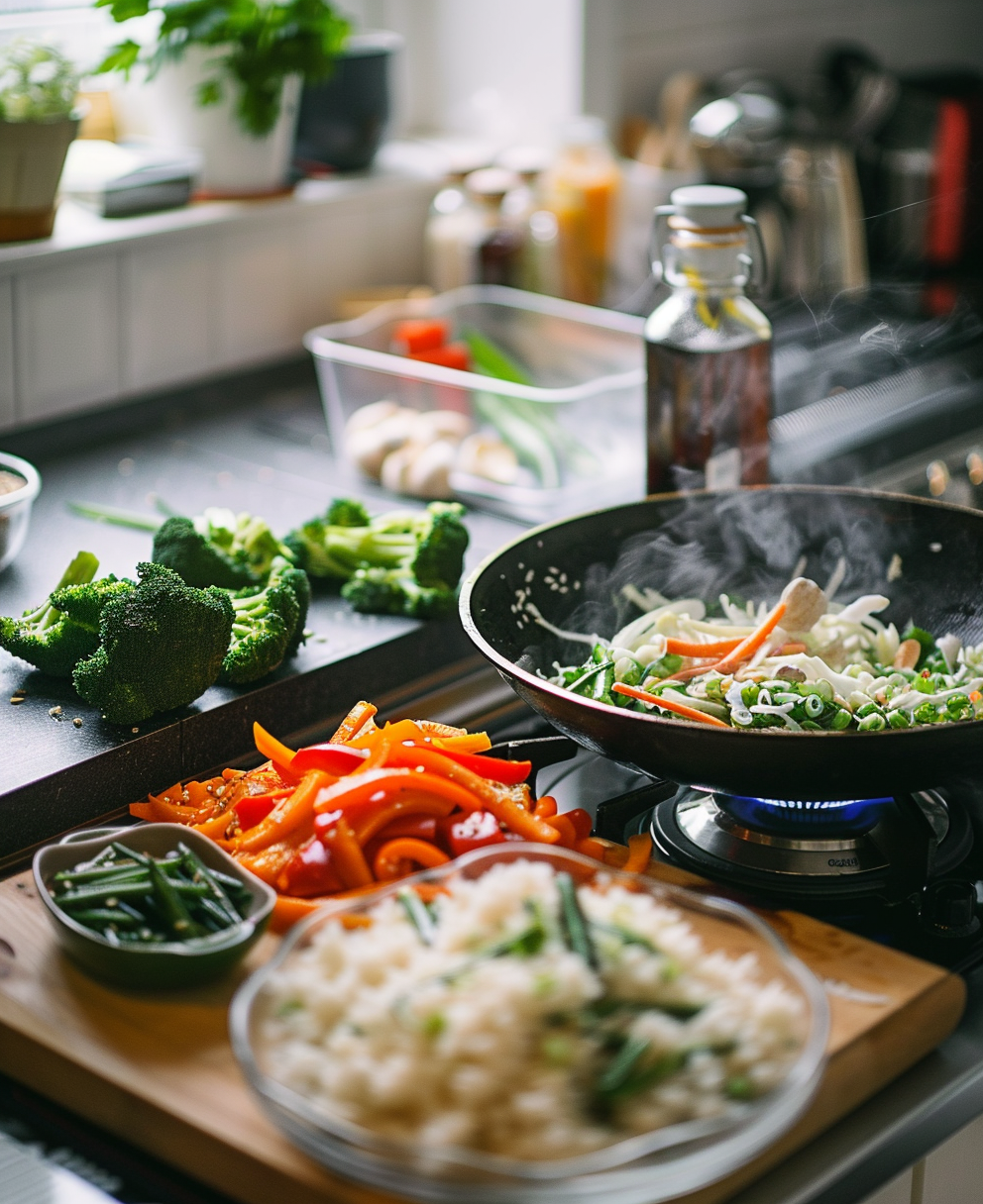 recept met roerbakgroenten