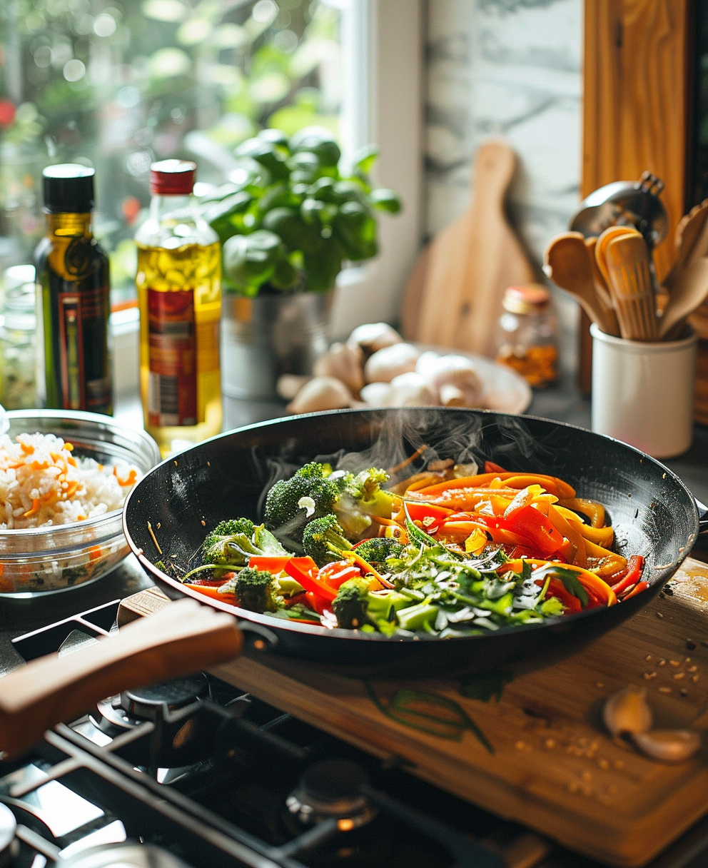 recept met roerbakgroenten