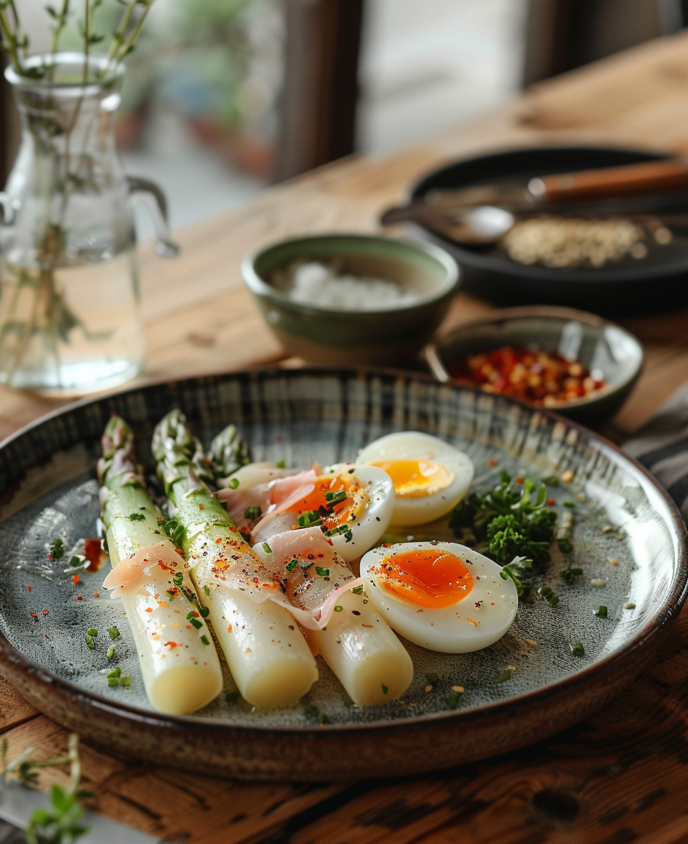 recepten met witte asperges