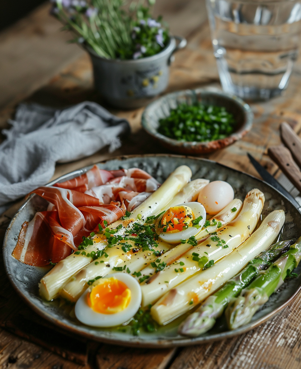 recepten met witte asperges