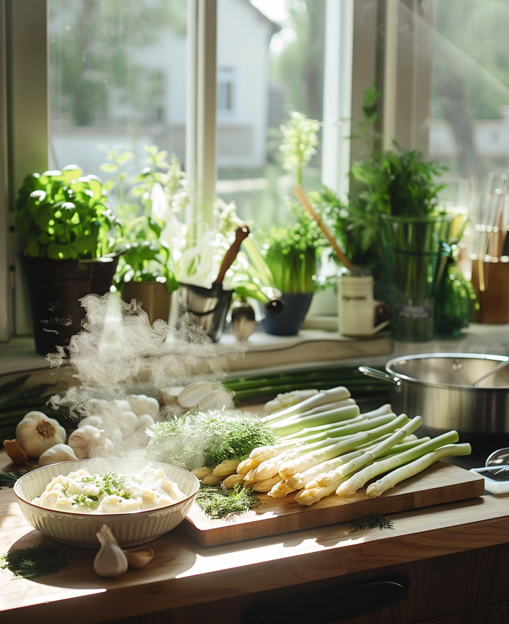 recepten met witte asperges