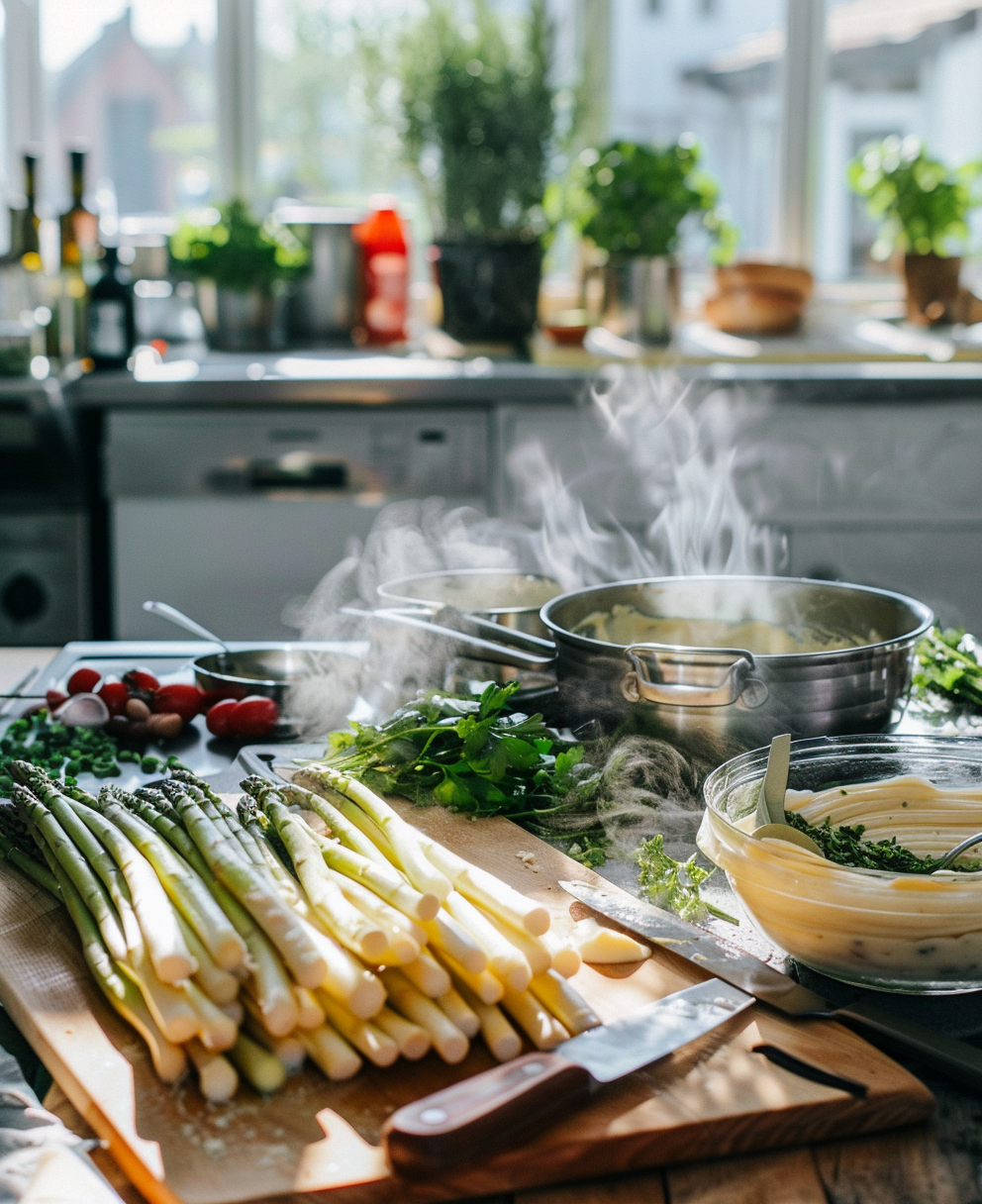 recepten met witte asperges