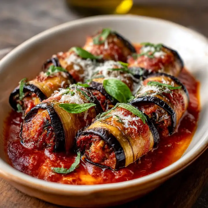 Aubergine Ricotta Involtini
