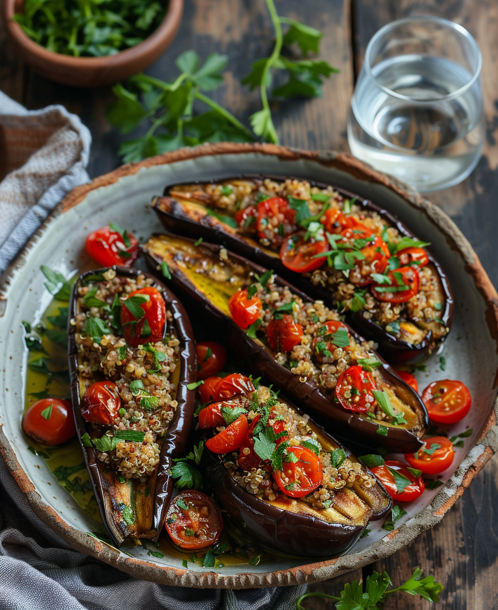 recept aubergine oven