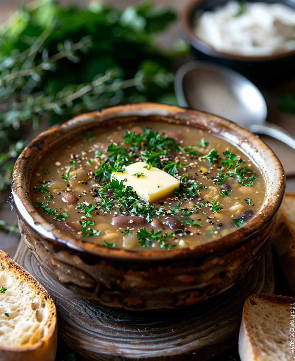 recept bruine bonensoep