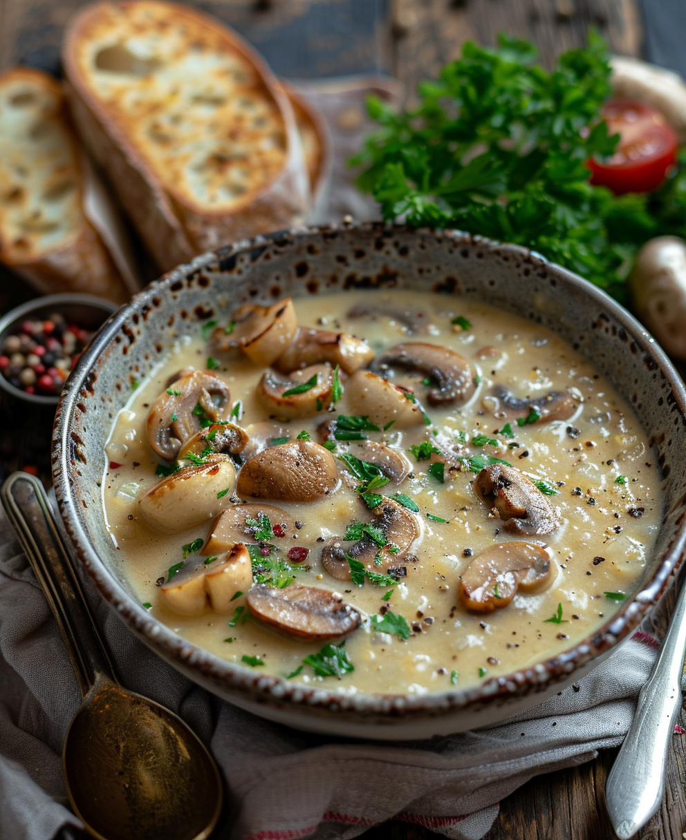 recept champignonsoep
