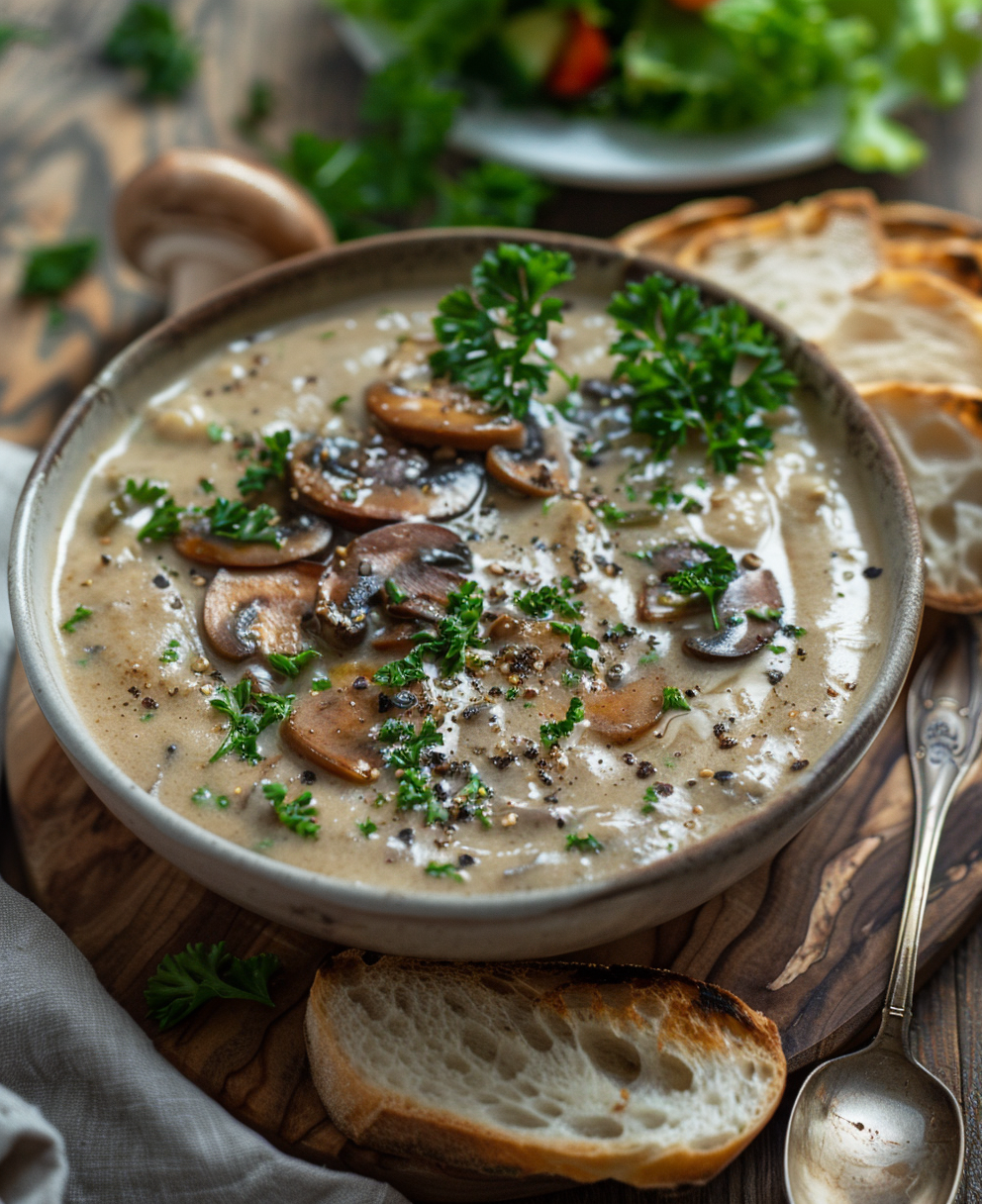 recept champignonsoep
