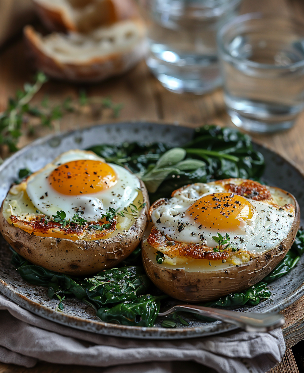 recept met gebakken aardappelen