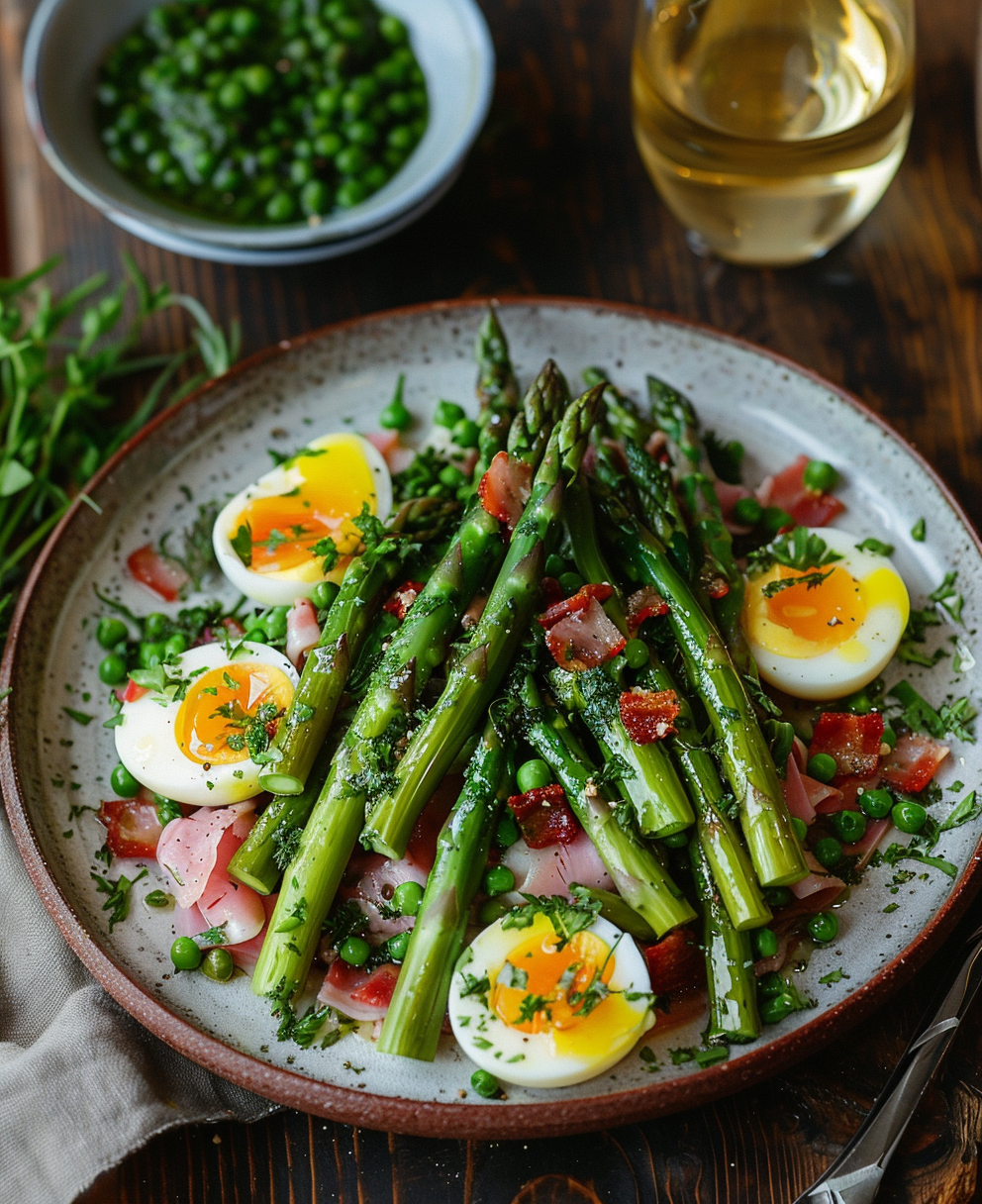 recept met groene asperges