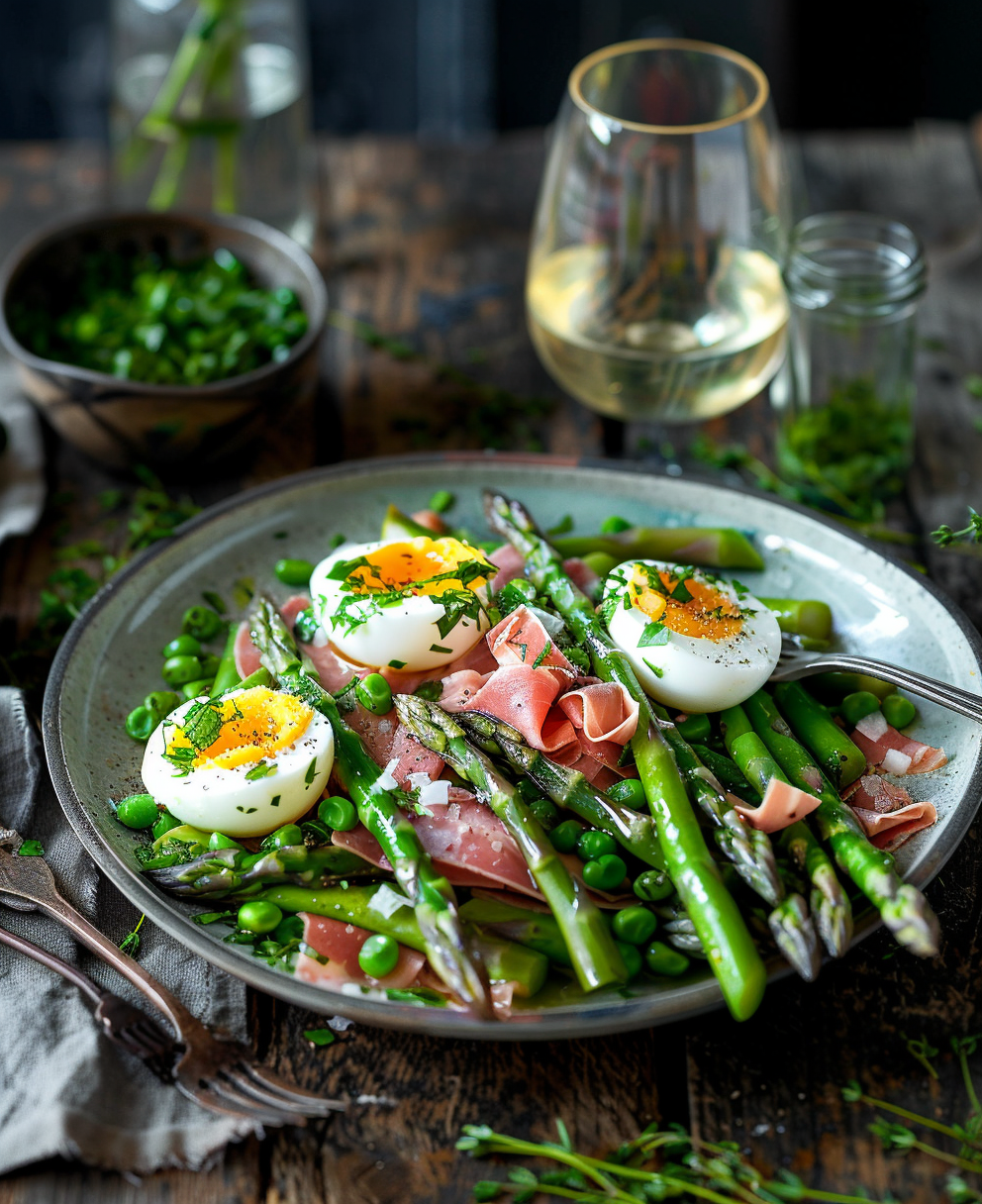recept met groene asperges