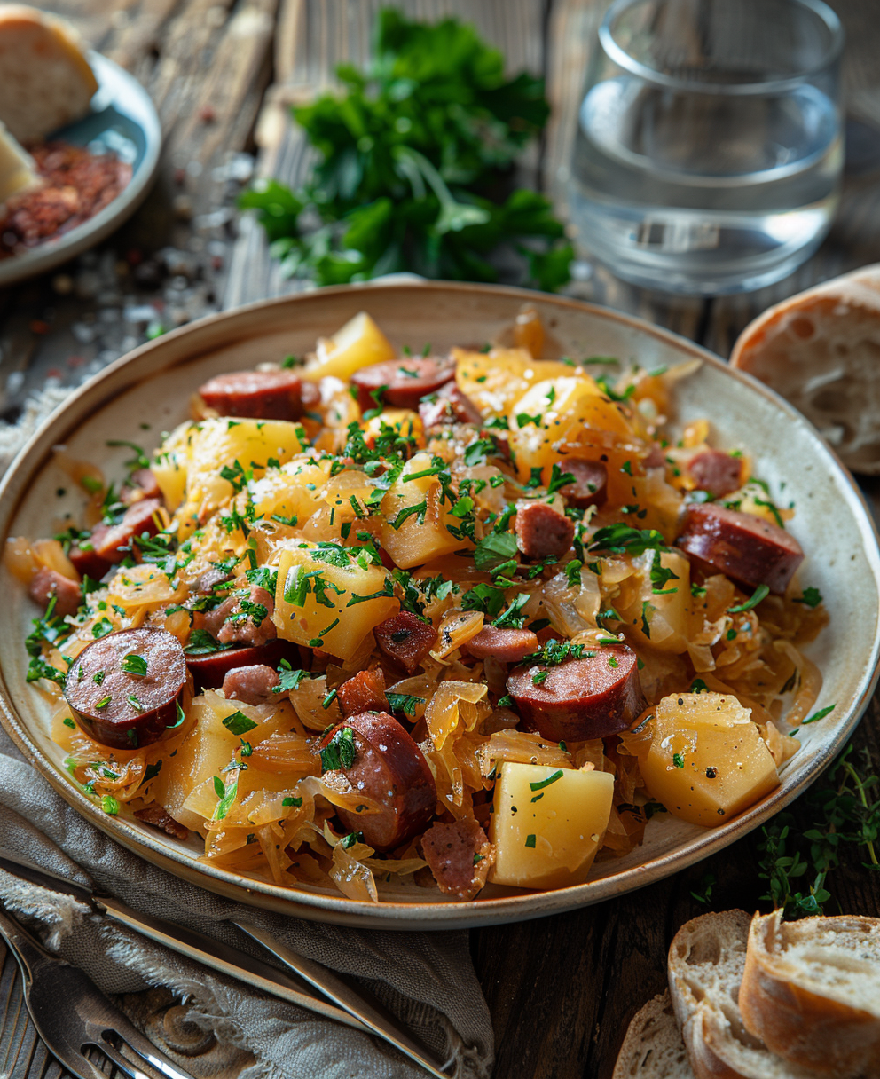 recept met zuurkool