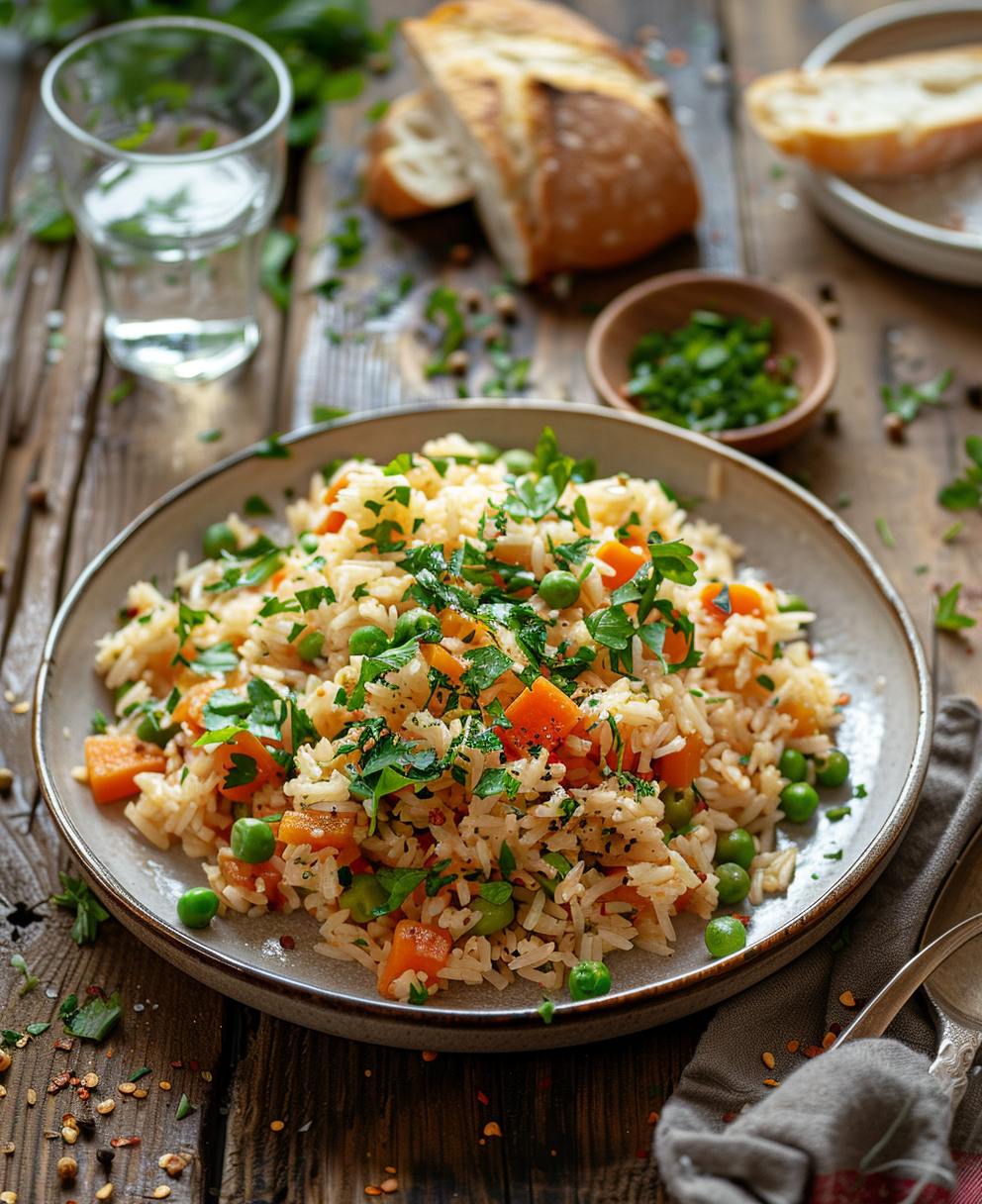 recept rijst met groenten