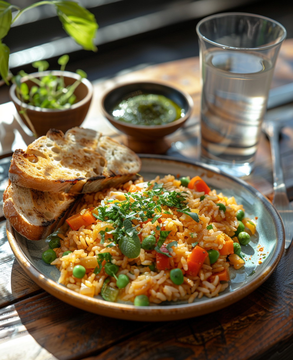 recept rijst met groenten