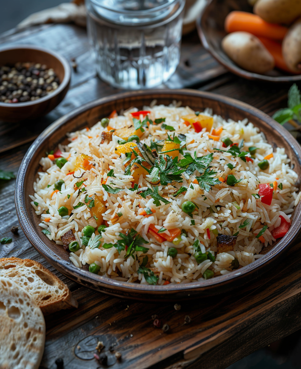 recept rijst met groenten