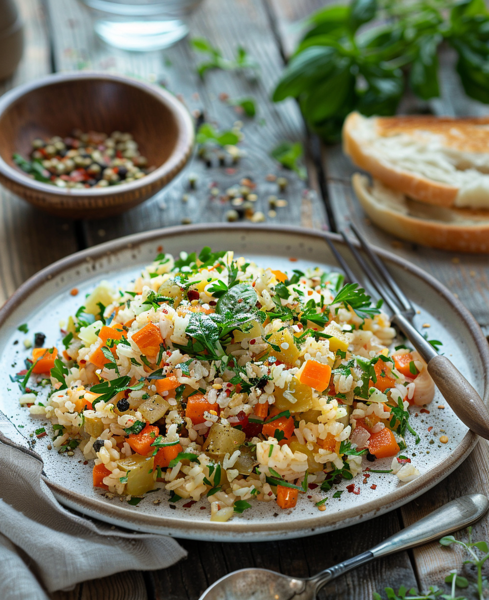 rijst met groenten recept