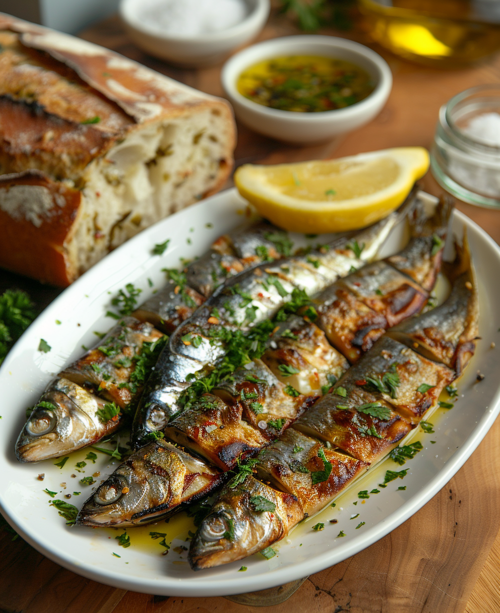 sardines recept