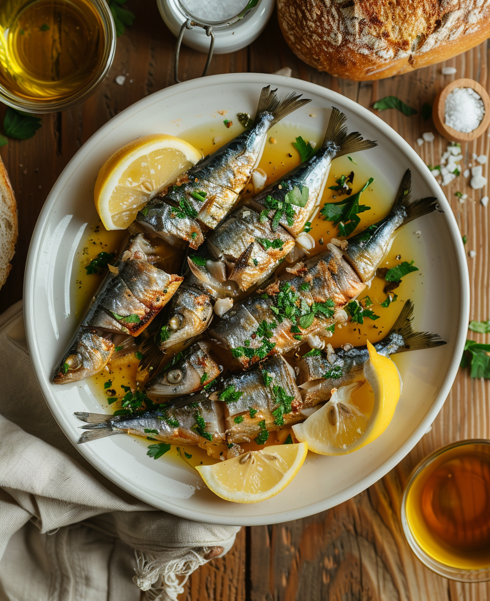 sardines recept