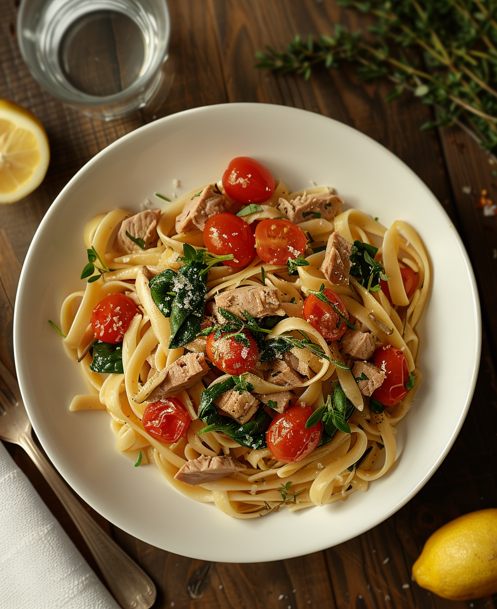 tonijn recept pasta