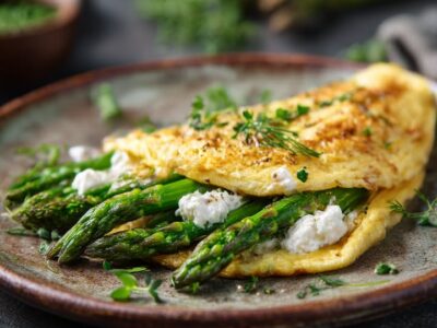 Asperge Geitenkaas Omelet: Eenvoudig & Heerlijk Recept