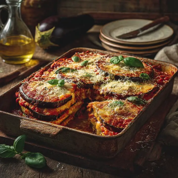 Aubergines Parmigiana Recept