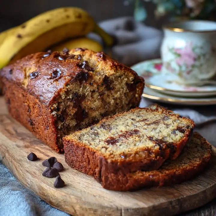 Bananenbrood Chocolade Chips