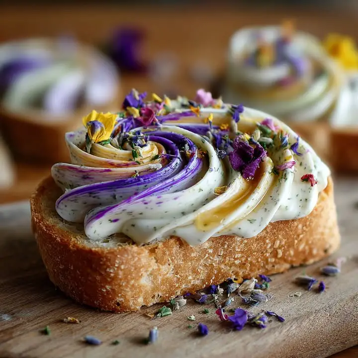 Bloemige Geitenkaas Tartines