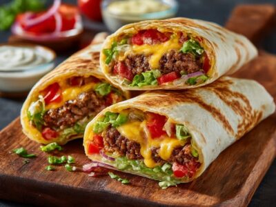 Cheeseburger Wraps Recept: Simpel & Lekker Om Te Maken