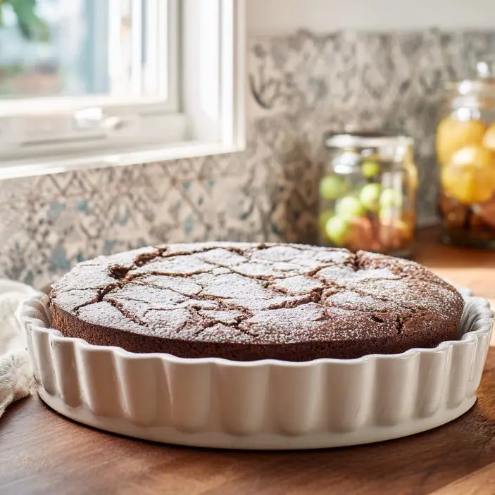 Chocolade Crinkle Taart