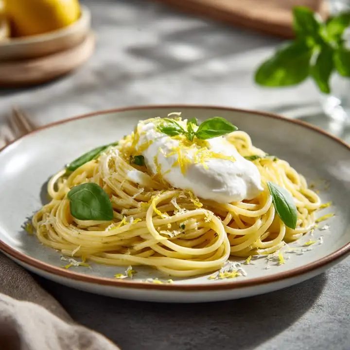 Citroen Burrata Pasta